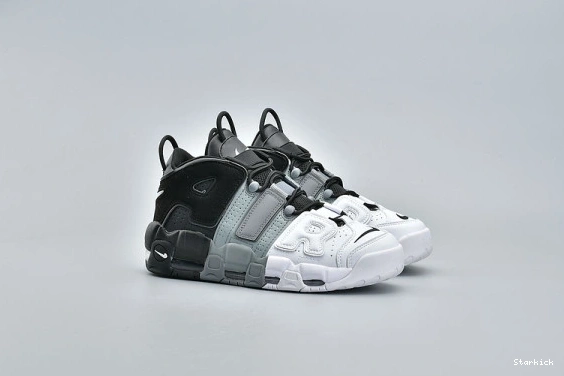 More White Nike Air Tri-Color Uptempo 921948-002 Grey Black 1226